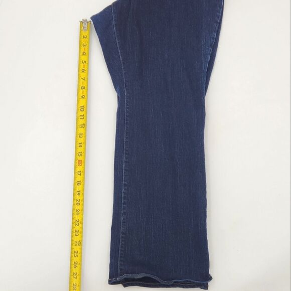 Old Navy Boot Cut Jeans Womens Plus Size 24 Blue Denim Western Rodeo Flared Boho - Picture 7 of 8